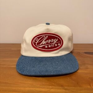 Cherry LA White and Blue Cap